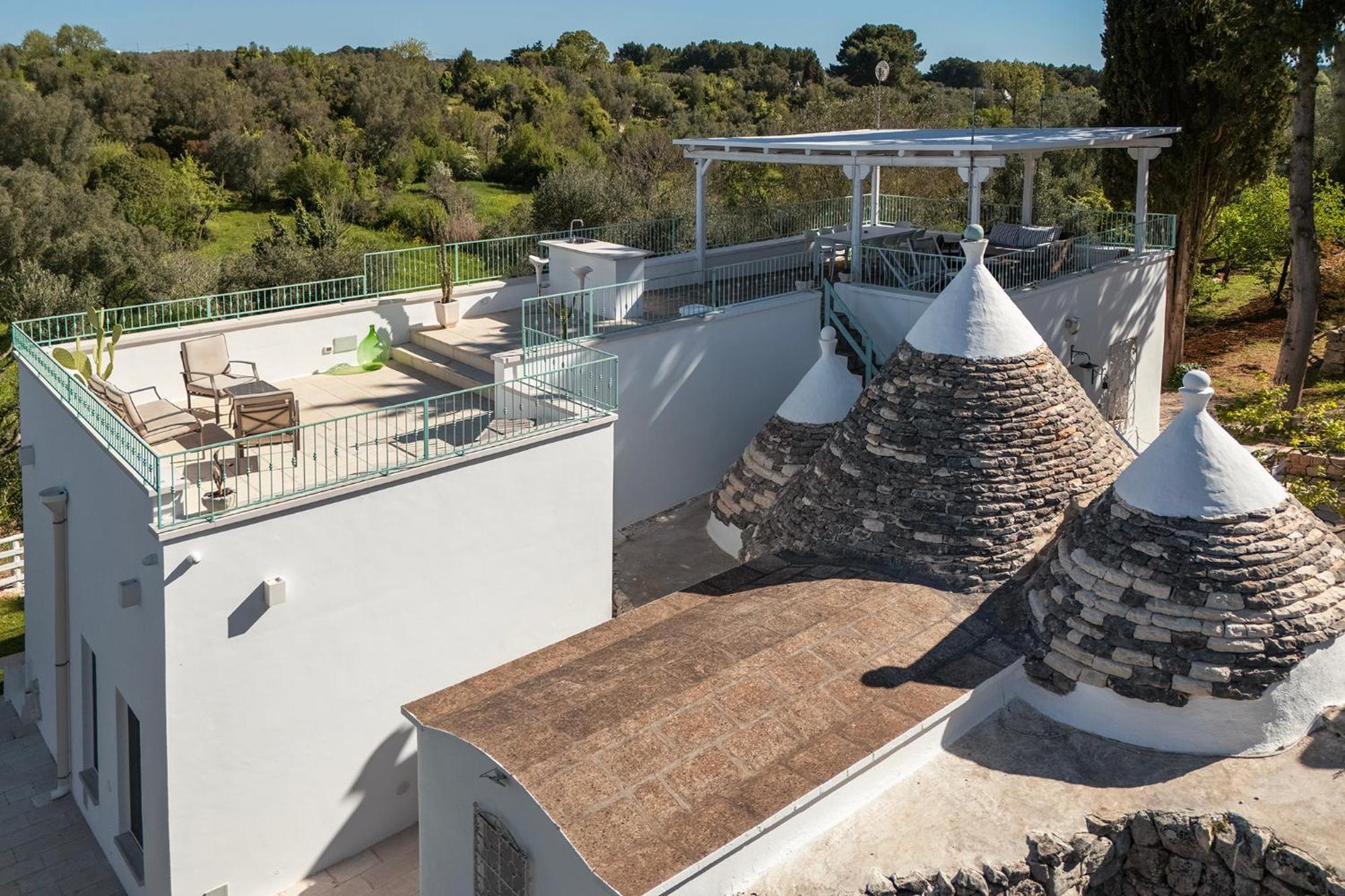 Trullo Turchese Fabiola Villa Ceglie Messapica Eksteriør bilde